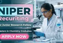 JRF Vacancy at NIPER | Apply for Chemistry Research Fellow Jobs NIPER announces JRF Vacancy for candidates interested in Chemistry Research Fellow Jobs under an ANRF-funded project.