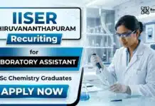 Laboratory Assistant Jobs at IISER | Chemistry Research IISER Recruitment announces Laboratory Assistant Jobs for candidates interested in Chemistry Research and scientific investigations.