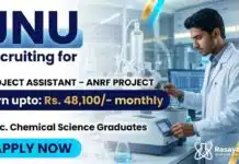 JNU Recruitment Hiring Project Assistant | Earn upto: Rs. 48,100/- monthly | Apply Now Project Assistant Jobs at JNU Recruitment for candidates interested in Chemistry Research environmental science and analytical studies