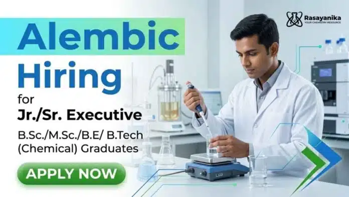 API Production Jobs through Alembic Careers. Explore exciting Chemistry Jobs for B.Sc., M.Sc., and Chemical Engineering candidates. API Production Jobs through Alembic Careers. Explore exciting Chemistry Jobs for B.Sc., M.Sc., and Chemical Engineering candidates.
