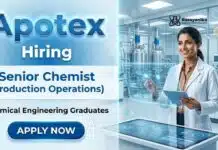Chemist Jobs at Apotex | Senior Production Opportunity Chemist Jobs at Apotex Careers for Production Jobs in Bangalore pharmaceutical operations