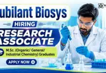 MSc Chemistry Jobs at Jubilant | Research Associate Jobs Jubilant Careers announces Research Associate Jobs for professionals seeking MSc Chemistry Jobs in pharmaceutical discovery research.