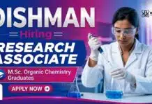 Research Associate Jobs at Dishman | Organic Chemistry Jobs | Apply Now Research Associate Jobs at Dishman Careers for professionals pursuing Organic Chemistry Jobs in API research and development.