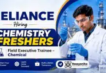 Freshers Job at Reliance for Chemistry Graduates | Chemical Trainee Chemical Trainee role through Reliance careers featuring Fresher jobs for Chemistry graduates in Bharuch