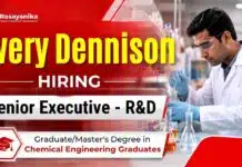 Chemical Engineering Job at Avery Dennison | Executive Job Opportunity in Pune Avery Dennison Careers announces an Executive Job opportunity for professionals seeking a Chemical Engineering Job in Pune.