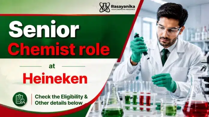 Chemistry Jobs at Heineken | Senior Chemist Role Chemistry Jobs at Heineken | Senior Chemist Role