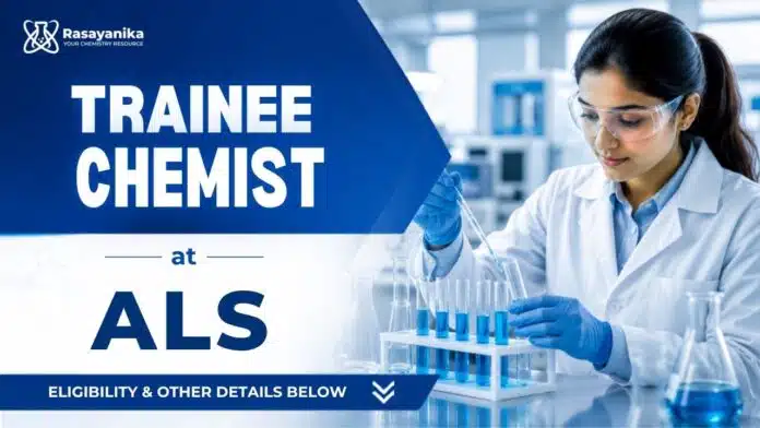 Trainee Chemist Jobs at ALS Global | Apply Now Trainee Chemist Jobs at ALS Global | Apply Now
