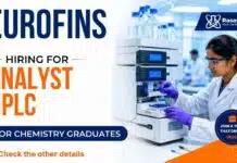 Analyst Job at Eurofins | HPLC Analyst Job in Bengaluru Analyst Job at Eurofins Careers | HPLC Analyst Job in Bengaluru for Chemistry Professionals