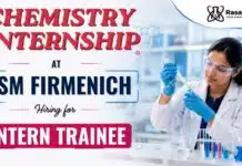 Chemistry Internship at DSM Firmenich | Intern Trainee Role DSM Firmenich announces Chemistry Internship opportunities through Intern Trainee Jobs for fresh M.Sc. Chemistry candidates.