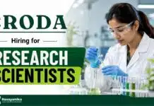 Research Scientist Jobs at Croda | Organic Chemistry Candidates Apply Now Research Scientist Jobs at Croda Careers. Apply for Organic Chemistry Jobs in Navi Mumbai for Ph.D. professionals today.