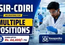 Govt Vacancy at CSIR-CDRI | Earn Up to ₹44,400/Month | Walk-in Drive CSIR CDRI Walk-in announces Govt Vacancy opportunities for Chemistry Research Jobs across multiple Project Associate positions.