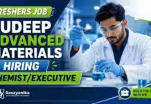 Chemist Jobs at Sudeep Advanced Materials | Apply Now for R&D Jobs Chemist Jobs in battery materials featuring R&D Jobs and advanced Chemistry Jobs at Sudeep Advanced Materials
