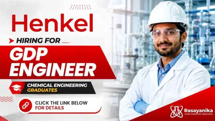 Henkel Careers Hiring GDP Engineer – Product Development | GDP Engineer Jobs | Pune Henkel Careers Hiring GDP Engineer – Product Development | GDP Engineer Jobs | Pune