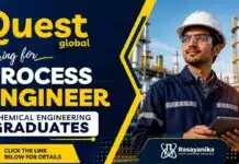 Process Engineer Jobs at Quest Global | Chemical Engineering Jobs in Bengaluru Quest Global is hiring a Process Engineer. Apply now for exciting Chemical Engineering Jobs and advance your engineering career in Bengaluru.