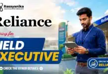 Field Executive Jobs at Reliance | Chemical Engineering Jobs Reliance Careers is hiring Field Executives in Jamnagar. Apply now for Chemical Engineering Jobs and build your career in manufacturing operations.