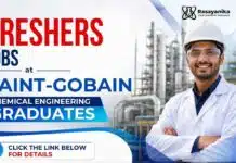 Freshers Jobs at Saint-Gobain | Chemical Engineering Jobs in Navi Mumbai Freshers Jobs at Saint-Gobain for Chemical Engineering Jobs in Research and Development, Navi Mumbai