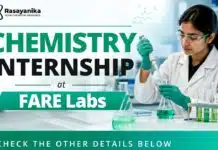 Internships for Chemistry Graduates at Fare Labs | Industrial Training Programs Chemistry Internship at FARE Labs | Analytical Chemistry Job