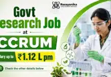 Earn Up to ₹1.12 L in Govt Research Jobs at CCRUM Under Ministry of AYUSH | Apply Now Govt Research Jobs at CCRUM Under Ministry of AYUSH