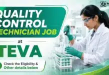 Teva Hiring Quality Control Technician Job | Chemistry Jobs Quality Control Technician Job at Teva | MSc Chemistry Jobs