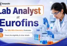 Eurofins Hiring Chemistry Graduates | Mobile Lab Analyst Role Lab Analyst Role at Eurofins | Chemistry Jobs