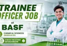 BASF Hiring Chemical Engineering Graduates | Trainee Officer Roles Chemical Engineering Job at BASF | Trainee Officer Roles