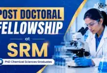 Freshers Post Doctoral Fellowship For Chemical Sciences at SRM | Apply Now Postdoctoral Fellowship Recruitment 2026 | SRM Careers