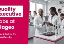 Diageo Hiring Chemistry Graduates | Apply for Quality Assurance Roles Explore Quality Assurance Jobs in India with Diageo as a Senior Executive, MSc and BSc Chemistry Candidates Apply to Build your Career.