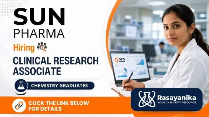 Clinical Research Jobs at Sun Pharma for Clinical Research Associate in Mumbai Clinical Research Jobs at Sun Pharma for Clinical Research Associate in Mumbai
