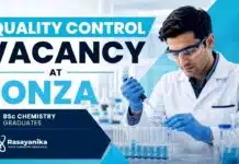 Exciting Quality Control Job at Lonza for Chemistry Graduates BSc Chemistry Job at Lonza | Quality Control Role