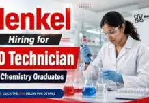 Henkel Chemistry Jobs | PD Technician Vacancy in Pune Chemistry Jobs at Henkel for PD Technician role in Pune for Polymer Science and Organic Chemistry candidates