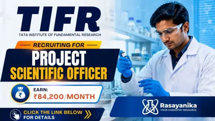 TIFR Scientific Officer Recruitment 2026 | Govt Research Jobs for Chemistry & Life Sciences | Apply Online TIFR Scientific Officer Recruitment 2026 | Govt Research Jobs for Chemistry & Life Sciences | Apply Online