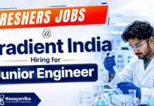 Freshers Chemical Engineering Jobs at Gradiant India | Apply Now Freshers Chemical Engineering Jobs at Gradiant India. Explore Gradiant India Jobs for diploma holders with training and career growth.