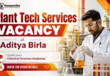 Aditya Birla Hiring Chemistry Graduates | Support Plant Tech Services BSc Chemistry Job at Aditya Birla | Apply Now