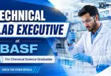 BASF Hiring Technical Lab Executive | Chemical Sciences Jobs MSc Chemistry Job at BASF | Technical Service Lab Executive