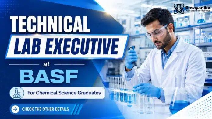 MSc Chemistry Job at BASF | Technical Service Lab Executive MSc Chemistry Job at BASF | Technical Service Lab Executive