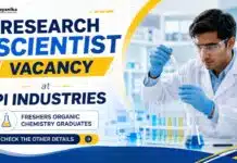 Exciting Freshers Job at PI Industries for Chemistry Graduates | Scientist Vacancy Research Scientist Jobs at PI Industries | Freshers Chemistry Job