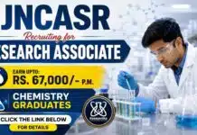 Rs. 67,000/- p.m. Research Associate Jobs at JNCASR | Chemistry Candidates Apply Now Research Associate Jobs at JNCASR for Chemistry candidates pursuing a Chemistry Research Career in materials science