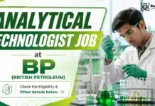 MSc Chemistry Job at BP in Bengaluru | Analytical Technologist Role MSc Chemistry Jobs at BP | Analytical Technologist Role