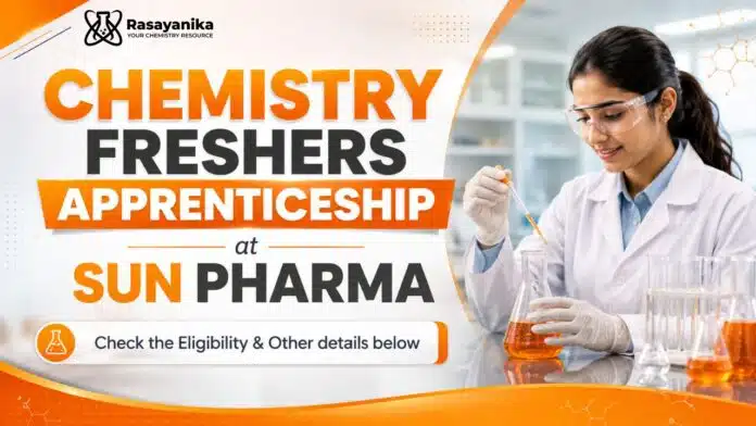 Sun Pharma Freshers Apprenticeship | Chemistry Graduates Apply Sun Pharma Freshers Apprenticeship | Chemistry Graduates Apply
