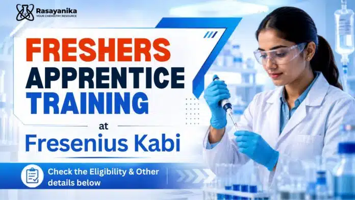One-Year Apprentice Training Opportunities at Fresenius Kabi One-Year Apprentice Training Opportunities at Fresenius Kabi