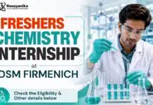 Freshers Chemistry Internship at DSM Firmenich | Apply for Intern Trainee Freshers Chemistry Internship at DSM Firmenich | Intern Trainee Jobs