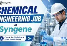 Syngene Hiring Chemical Engineering Graduates | Analytical Development Job Analytical Development Jobs at Syngene | Apply Now