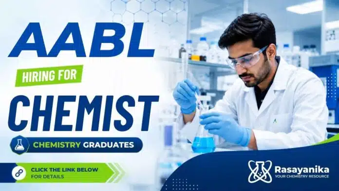 Chemist Jobs at AABL Careers. Apply for Production Jobs in Barwaha for Chemistry, Biochemistry and related science graduates. Chemist Jobs at AABL Careers. Apply for Production Jobs in Barwaha for Chemistry, Biochemistry and related science graduates.