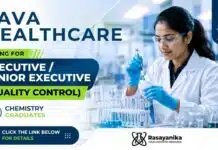 Quality Control Jobs at SAVA Healthcare | Executive Jobs in Gujarat Quality Control Jobs | SAVA Healthcare hiring Executive Jobs for its Surendranagar manufacturing facility.