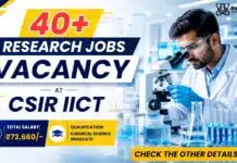 40+Govt Research Jobs at CSIR-IICT | Salary up to ₹73,660/- per month CSIR-IICT Recruitment 2026 | Govt Research Jobs for Chemistry