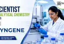 Scientist job at Syngene | Jobs in Bengaluru Syngene Analytical Chemistry Jobs: Entry-level Scientist role in Bengaluru for M.Sc Chemistry graduates. Apply now by 24 August 2026.