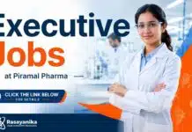 Executive Jobs at Piramal Pharma | Chemistry Jobs Apply Online Executive Jobs at Piramal for B.Sc. and M.Sc. Chemistry professionals in Production