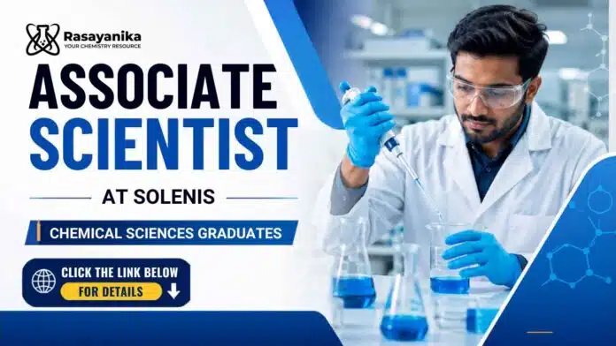 Associate Scientist opening at Solenis Careers in Mumbai for Chemical Sciences candidates Associate Scientist opening at Solenis Careers in Mumbai for Chemical Sciences candidates