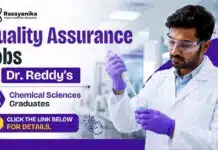 Quality Assurance Jobs at Dr. Reddy’s | Chemistry Graduates Apply Now! Quality Assurance Jobs through Dr. Reddy's Careers for Analytical Chemistry Jobs candidates in Baddi