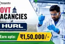 ₹1.5 L /- Salary | Multiple Govt Vacancies at HURL | Apply Now HURL Careers 2026 announces Multiple Govt Vacancies across Executive, Non-Executive and FTC positions for eligible professionals seeking PSUs jobs.